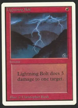 ***Unlimited Lightning Bolt*** MTG Unlimited Kid Icarus - Image 1