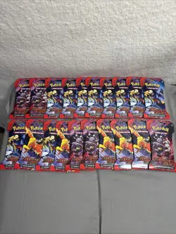 Pokemon TCG Destined Rivals Booster Packs Lot of 20 - NEW SEALED - Image 1