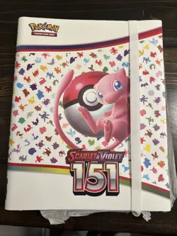 Pokemon Scarlet & Violet 151 - Mew Binder Collection - Binder Only Never Used - Image 1