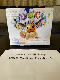 Pokemon TCG Scarlet & Violet Prismatic Evolutions Pokemon Center Exclusive ETB - Image 1