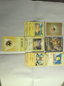 Pokemon Pikachu Collection Lot, Pikachu V 043/185, Surfing Pikachu 111/108 Mint - Image 1