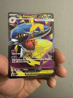 Mega Sharpedo EX 113/094 Full Art English NM - Phantasmal Flames - Pokemon TCG - Image 1