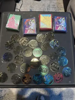 Pokemon Tcg Coins And Sleeves - Image 1