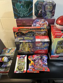 Ultimate sealed pokemon lot ETB, Prismatic x5, Mega, 2025 Holiday Calendar x2 - Image 2