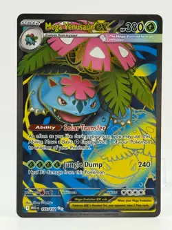 2025 Near Mint Pokemon Mega Venusaur ex 155/132 UR Mega Evolution Ultra Rare NM - Image 1
