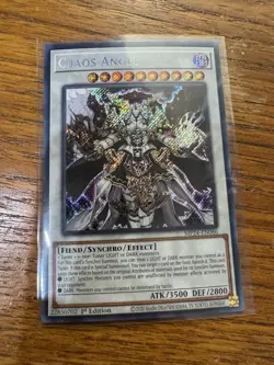 Yugioh Dueling Mirrors: Chaos Angel Prismatic Secret Rare MP24-EN086 - Image 1