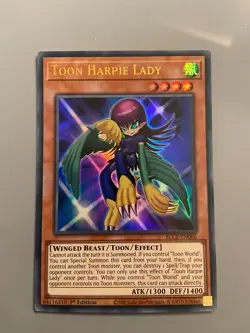 Toon Harpie Lady - 1st Edition Ultra Rare BLCR-EN066 Yugioh - Image 1
