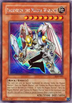 Yugioh! LP Valkyrion the Magna Warrior - SDD-001 - Secret Rare - Limited Edition - Image 1