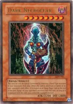 Yugioh! LP Dark Necrofear - LON-065 - Ultra Rare - Unlimited Edition Lightly Pla - Image 1