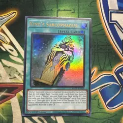 Yugioh! King's Sarcophagus AGOV-EN058 Ultra Rare 1st Edition NM - Image 1