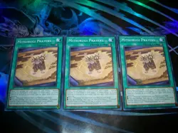 3x Mitsurugi Prayers 1st Edition Common SUDA-EN094 Yu-Gi-Oh! - Image 1