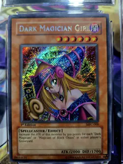 Yu-Gi-Oh! 2003 Dark Magician Girl MFC-000 Magicians Force First Edition CGC 3 - Image 2