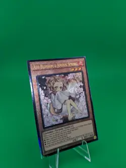 Yu-Gi-Oh! Ash Blossom & Joyous Spring (Alternate Art) RA04-EN025 PUR - Image 1