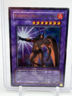 YUGIOH ELEMENTAL HERO FLARE NEOS POTD-EN032 ULTIMATE RARE 1ST EDITION 1996 - Image 1