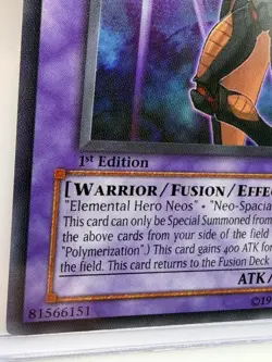 YUGIOH ELEMENTAL HERO FLARE NEOS POTD-EN032 ULTIMATE RARE 1ST EDITION 1996 - Image 4