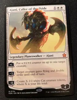 Ajani, Caller Of The Pride - FDN - MTG - NM - EN - 0134 - Image 1