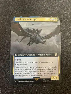 Lord of the Nazgul NM Extended Art MTG Lord Of The Rings Unplayed Magic - Image 1