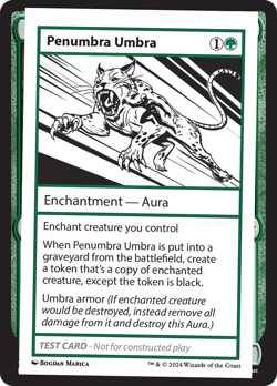 Penumbra Umbra [Mystery Booster 2 Playtest Cards] Magic MTG - Image 1