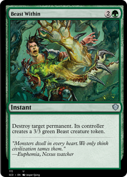 Beast Within [Starter Commander Decks] Magic MTG - Image 1