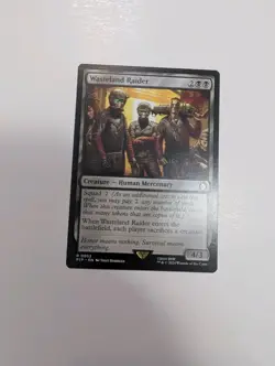 MTG - Wasteland Raider - Fallout (PIP) NM/M Condition - Image 1
