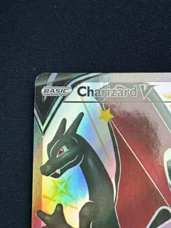 Pokemon TCG Secret Rare Charizard v Champion's Path Full Art Holo Card 079/073 - Image 2