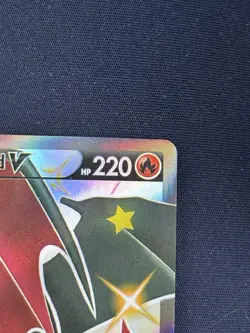 Pokemon TCG Secret Rare Charizard v Champion's Path Full Art Holo Card 079/073 - Image 3