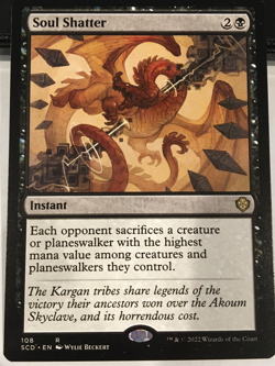 Soul Shatter - Starter Commander Decks (SCD) MTG: Near Mint, English - Image 1