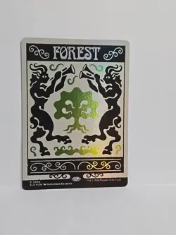 Forest Rainbow Foil Secret Lair Drop 0892 Magic The Gathering Near Mint - Image 3