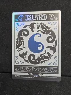 Island Rainbow Foil Secret Lair Drop 0089 Magic The Gathering Near Mint - Image 3