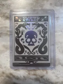 MTG Secret Lair Swamp 890 Foil Promo NM+ - Image 1
