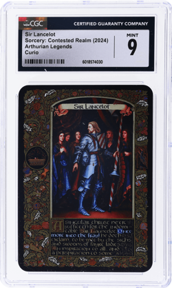 2024 Sorcery: Contested Realm Sir Lancelot Arthurian Legends Curio # CGC 9 - Image 1