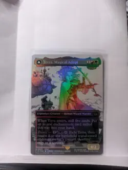 Terra Magical Adept Borderless Final Fantasy Foil Card 323 MTG - Image 1