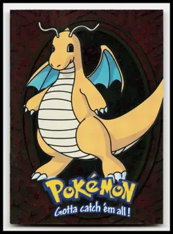 Dragonite #149 E12 of 12 Blue Logo Topps Holo Foil Trading Cards Pokemon Card - Image 1