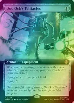 MTG - Doc Ock's Tentacles - Extended - SPM 277 - FOIL - NM - Image 1