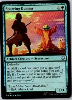 MTG, Sparring Dummy NM Foil Avatar The Last Airbender - Image 1