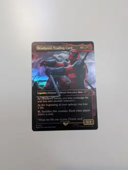 MTG - Deadpool, Trading Card (Borderless Foil) - Deadpool Secret Lair NM/M Cond - Image 1