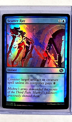 2022 MtG Magic the Gathering BRO The Brother's War Foil #61 Scatter Ray - Image 1
