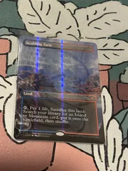MTG Foil Scalding Tarn Dragonscale Borderless NM - Image 1