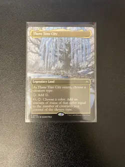 Three Tree City (Borderless) (0340) Bloomburrow Regular - Image 1