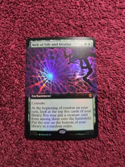 Web Of Life And Destiny 0268 Foil Extended Art Marvels Spider-Man - Image 1