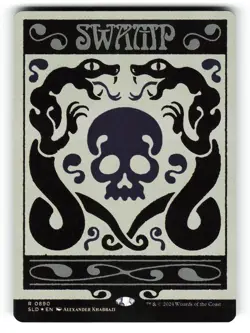 Swamp #0890 (Rainbow Foil) (NM) Secret Lair Drop SLD Magic the Gathering MTG - Image 1