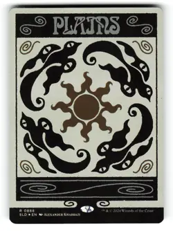 Plains #0888 (Rainbow Foil) (NM) Secret Lair Drop SLD Magic the Gathering MTG - Image 1
