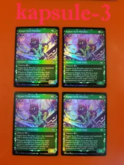 4x Kappa Tech-Wrecker | FOIL Showcase | Kamigawa Neon Dynasty | MTG Magic Cards - Image 1