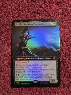 MTG Azula Ruthless Firebender 0184 Foil Extended Art Avatar The Last Air Bender - Image 1