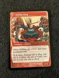 Magic The Gathering MTG - Goblin King (Future Sight) - Mystery Booster 2 - Image 1