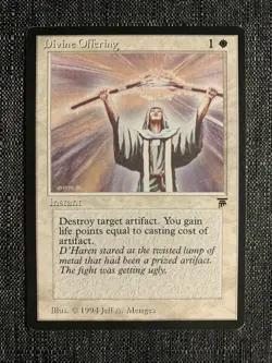 Divine Offering - Legends - LP - MTG - Image 1