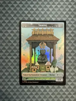 MTG Shrine Token #1835 Rainbow Foil Token Secret Lair Drop Series (SLD) - Image 1