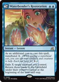 Waterbender's Restoration - Avatar the Last Airbender - MTG - NM - Image 1