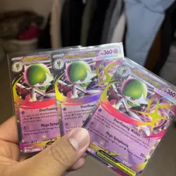 3x Mega Gardevoir ex 060/132 MEG01: Mega Evolution Holo Card Pokemon TCG - Image 3