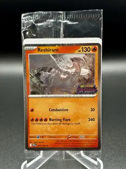 Pokemon Phantasmal Flames Reshiram 017/094 Barnes & Noble Promo Stamped Sealed 2 - Image 1